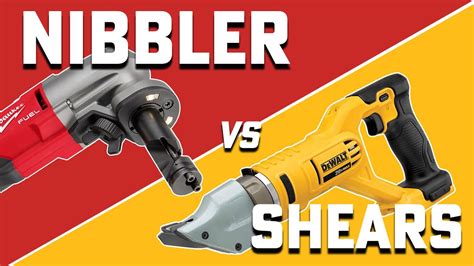 sheet metal nibbler vs shears|what is a nibbler tool.